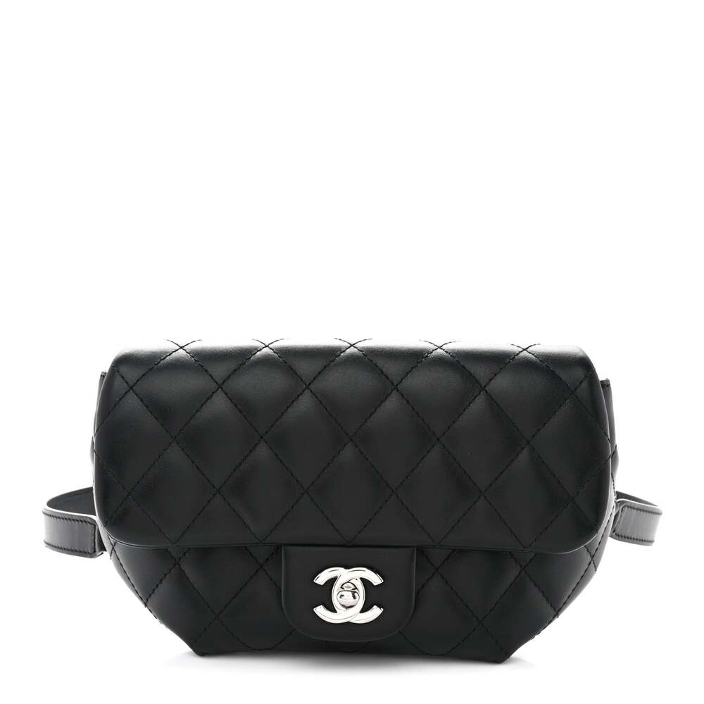 Chanel Calfskin Quilted Cc Uniform Flap #300548C25B